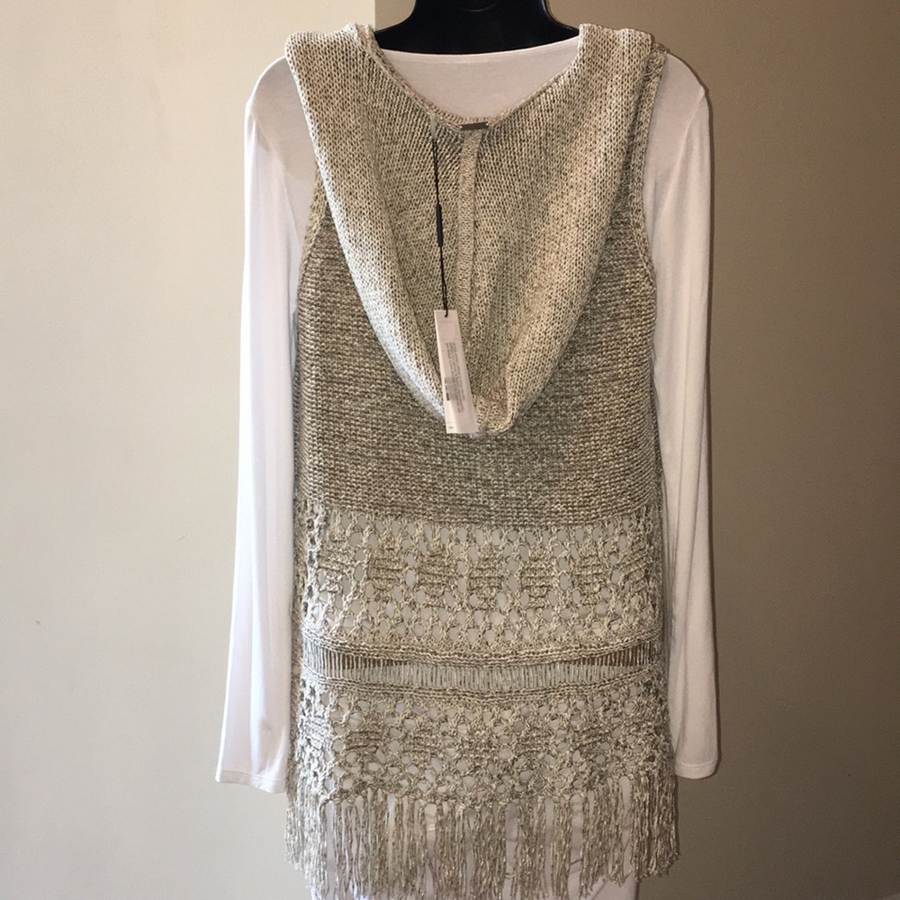 Boho Long Fringed Vest